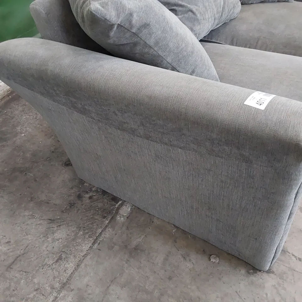 DESIGNER TWO SEATER SOFA WITH SCATTER CUSHIONS 