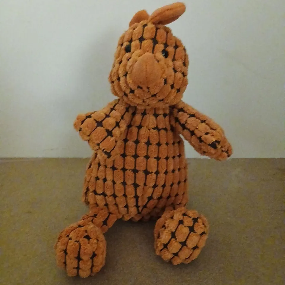 JELLYCAT BOPPY DINO PLUSH TOY – ORANGE (JELLYCAT LONDON)