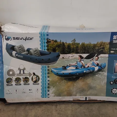 BOXED SEVYLOR TAHAA KIT 2 PERSON INFLATABLE KAYAK (1 BOX)