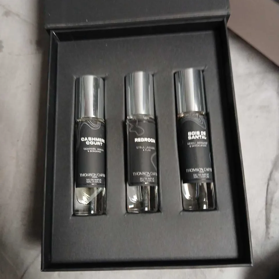 BOXED THOMPSON CARTER THE TRIO SET 3 X 10ML EAU DE PARFUM 