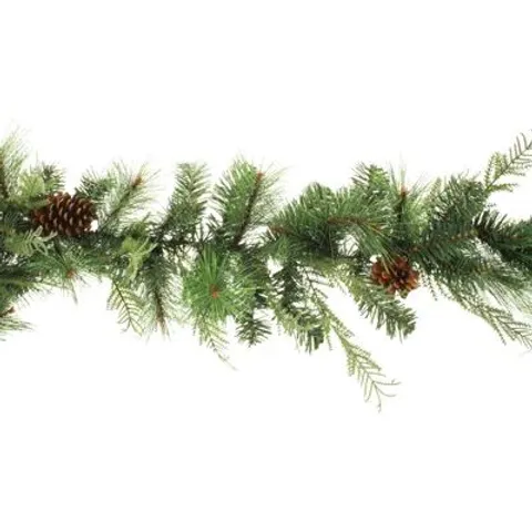 BOXED 10CM FAUX PINE GARLAND 