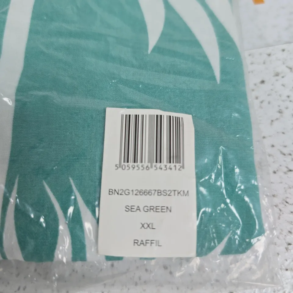 BENCH SEA GREEN PALM PRINT SHIRT – XXL (EU 56)