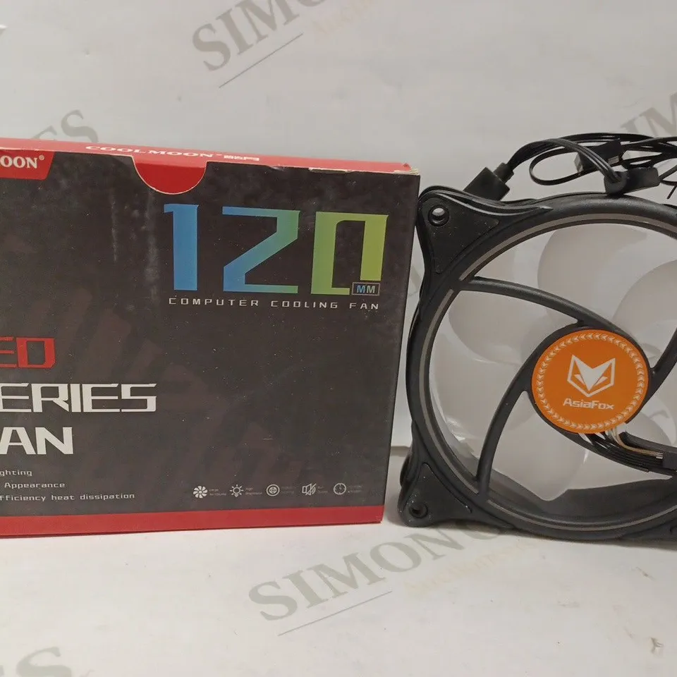 COOL MOON LED SERIES 120MM COMPUTER COOLING FAN