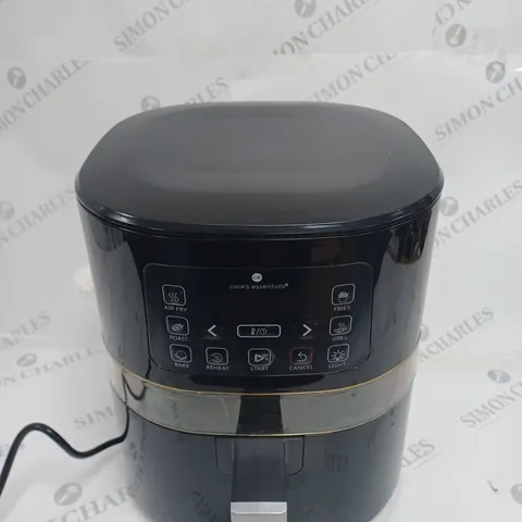 COOK'S ESSENTIALS AIR FRYER - BLACK