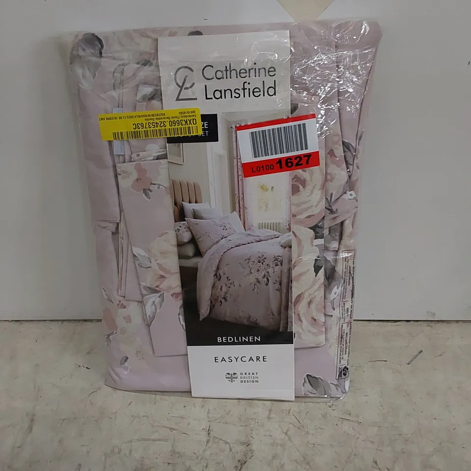 BAGGED CANTERBURY FLORAL REVERSIBLE DOUBLE DUVET SET