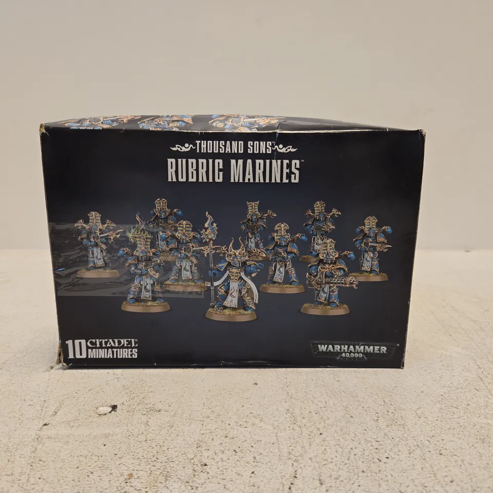 WARHAMMER 40,000 THOUSAND SONS RUBRIC MARINES – BOXED SET (10 MINIATURES)