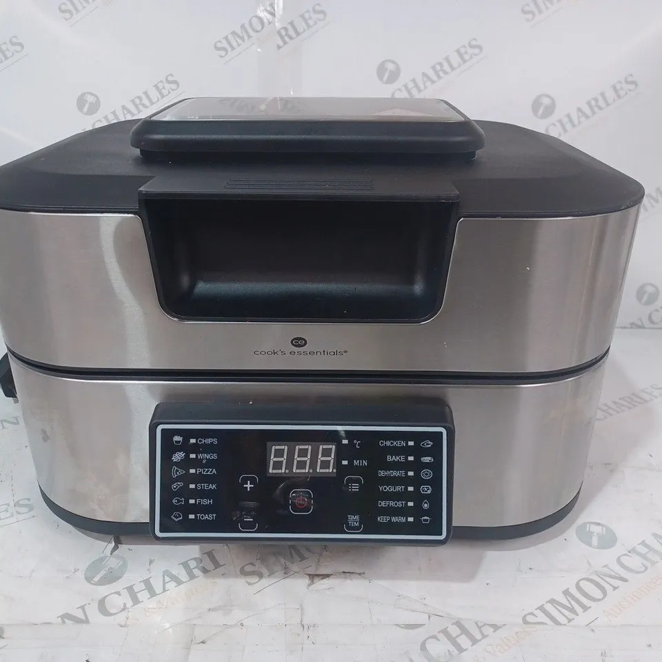 BOXED COOK'S ESSENTIALS GRILL & AIRFRYER 5.5L