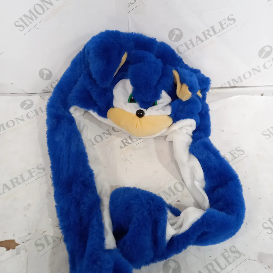 SONIC SOFT PLUSH MOVING EARS COSPLAY HAT