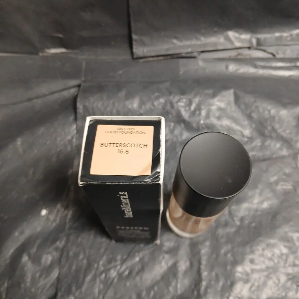 BAREMINERALS BAREPRO LIQUID FOUNDATION – BUTTERSCOTCH 15.5 (30 ML) – BOXED