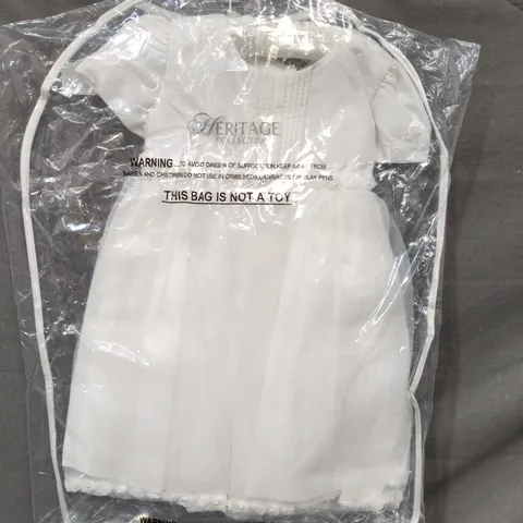 HERITAGE COLLECTIONS KIDS DAISY DRESS IN WHITE - 18-24 MONTHS