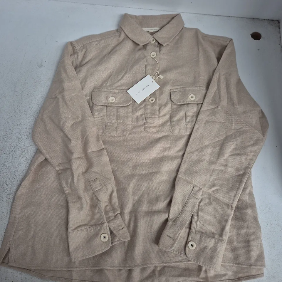 BEAUFORT & BLAKE OAT POPOVER SHIRT – XL