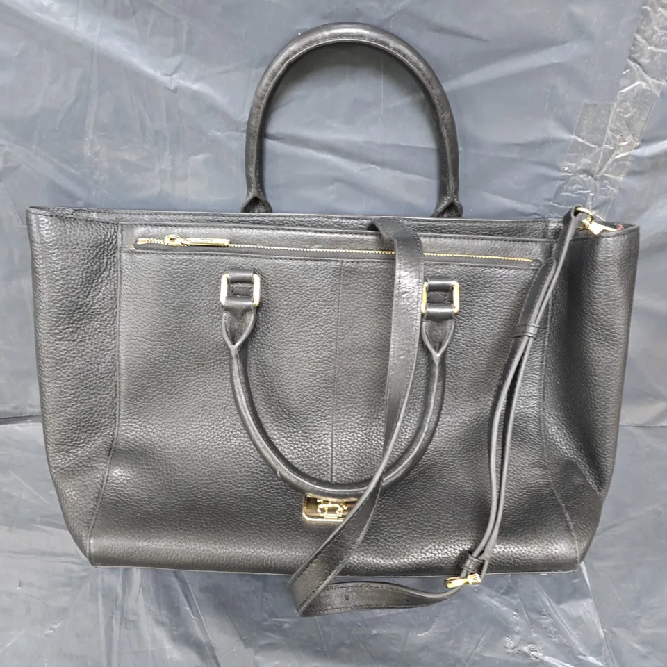 PAUL COSTTELLOE DRESSAGE HANDBAG IN BLACK 