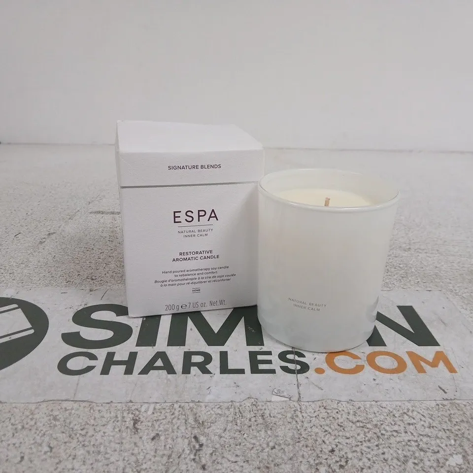 ESPA RESTORATIVE AROMATIC CANDLE 200G – INNER CALM