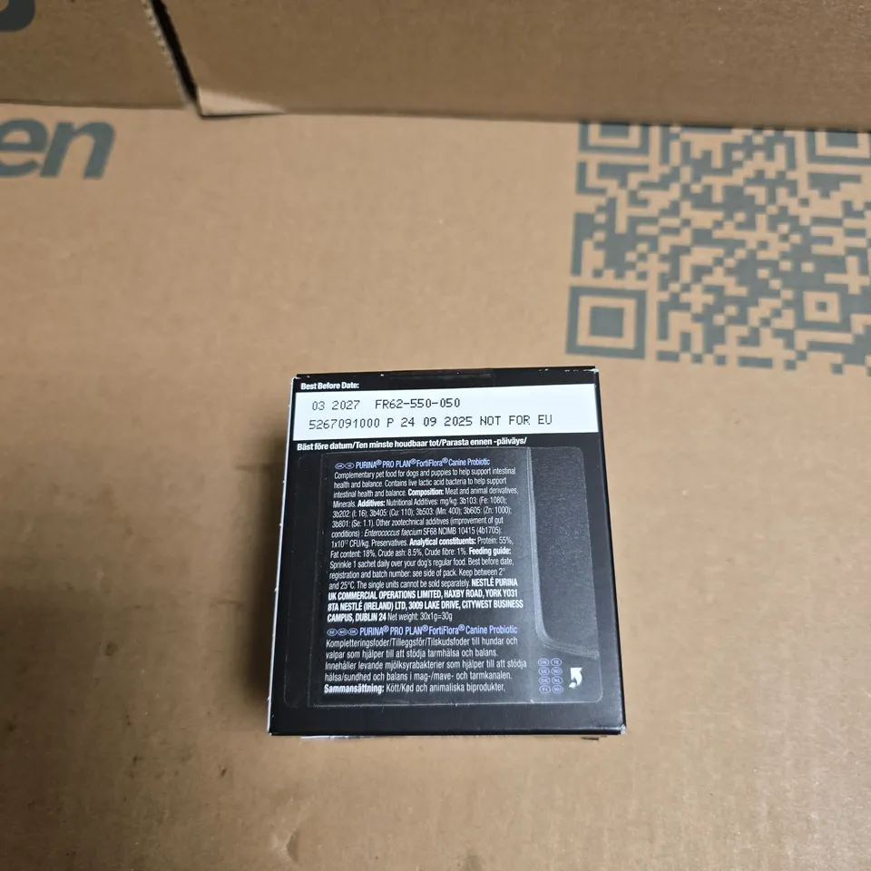 PURINA PRO PLAN FORTIFLORA CANINE PROBIOTIC 30 SACHETS 