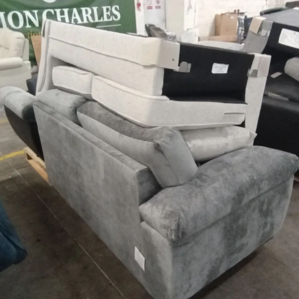 PALLET OF ASSORTED INCOMPLETE DESIGNER SOFA PARTS AND PIECES