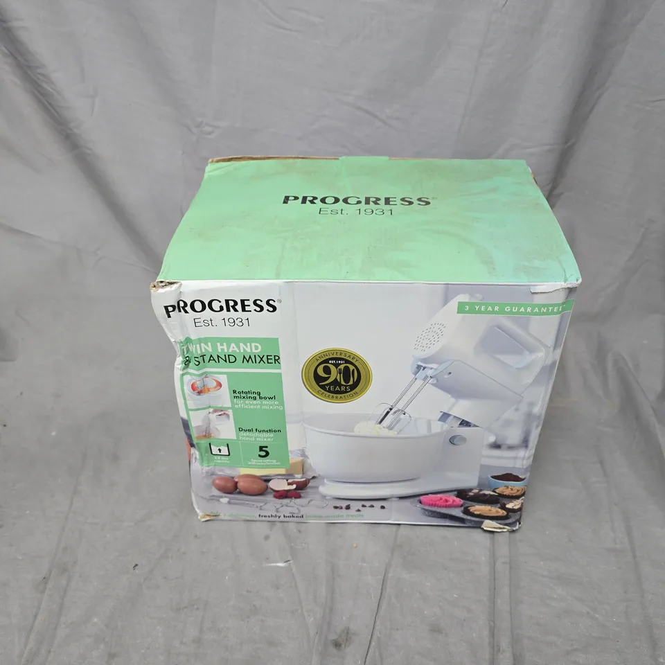 BOXED PROGRESS TWIN HAND & STAND MIXER