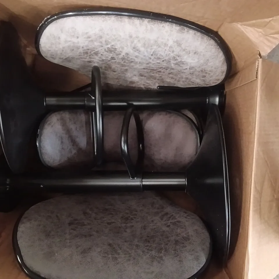 BOXED SET OF 2 BARSTOOL / DINING STOOL