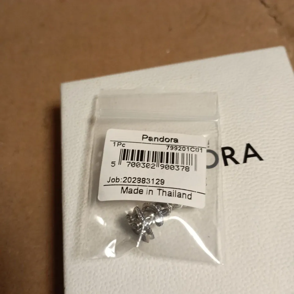 PANDORA BLUE/SILVER CHARM BOXED