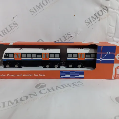 LONDON TRANSPORT MUSEUM LONDON OVERGROUND WOODEN TOY TRAIN