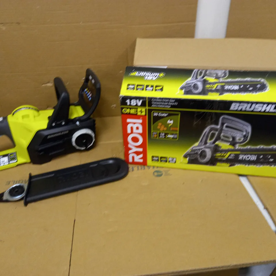 RYOBI 1 CORDLESS CHAIN SAW 