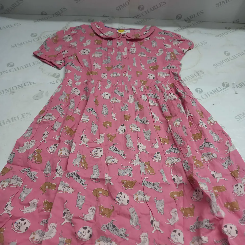 MINI BODEN ANIMAL PRINT DRESS SIZE 11-12 YEARS 