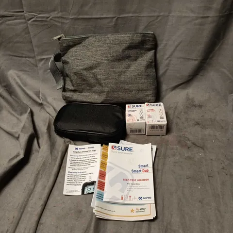 NIPRO SURE KETONE TEST STRIPS KIT WITH CARRY CASE AND SELF-TEST LOG BOOK