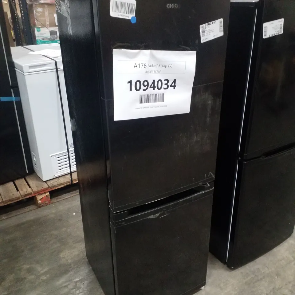 CHIQ FBM157L4EU 157L FREESTANDING FRIDGE FREEZER - UNPROCESSED RAW RETURN