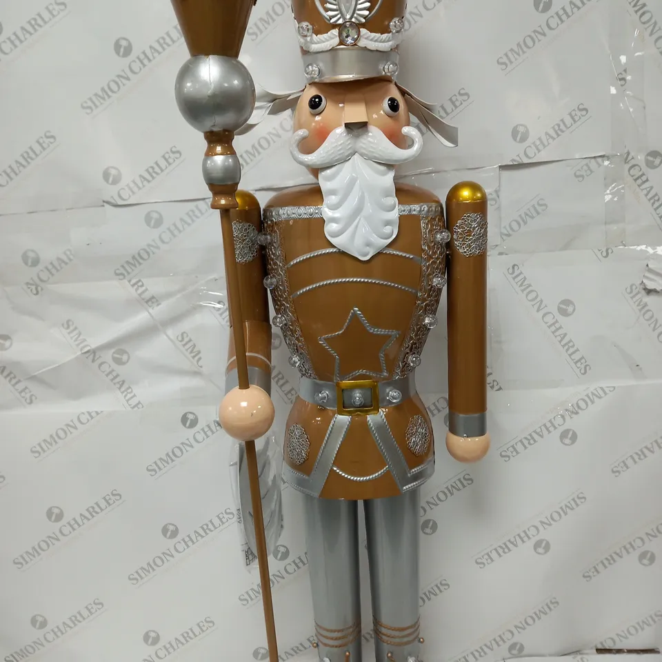 INLIT GIANT NUTCRACKER GOLD/SILVER - COLLECTION ONLY  RRP £129.99