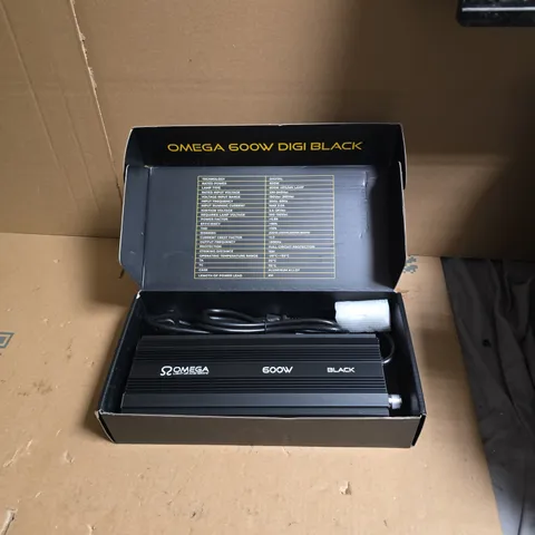 OMEGA 600W DIGI BLACK DIGITAL LIGHTING BALLAST
