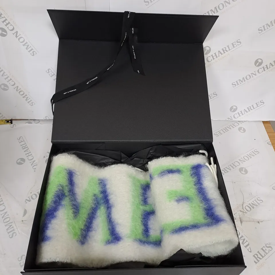 NET-A-PORTER WOOL SCALF IN BOX 