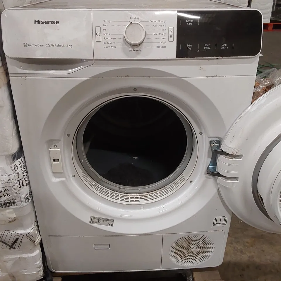 HISENSE DCGE801 8KG CONDENSER TUMBLE DRYER