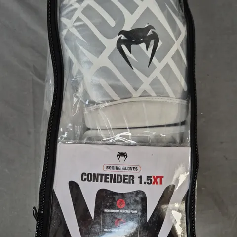 CONTENDER 1.5XT BOXING GLOVES IN WHITE/SILVER SIZE 10oz