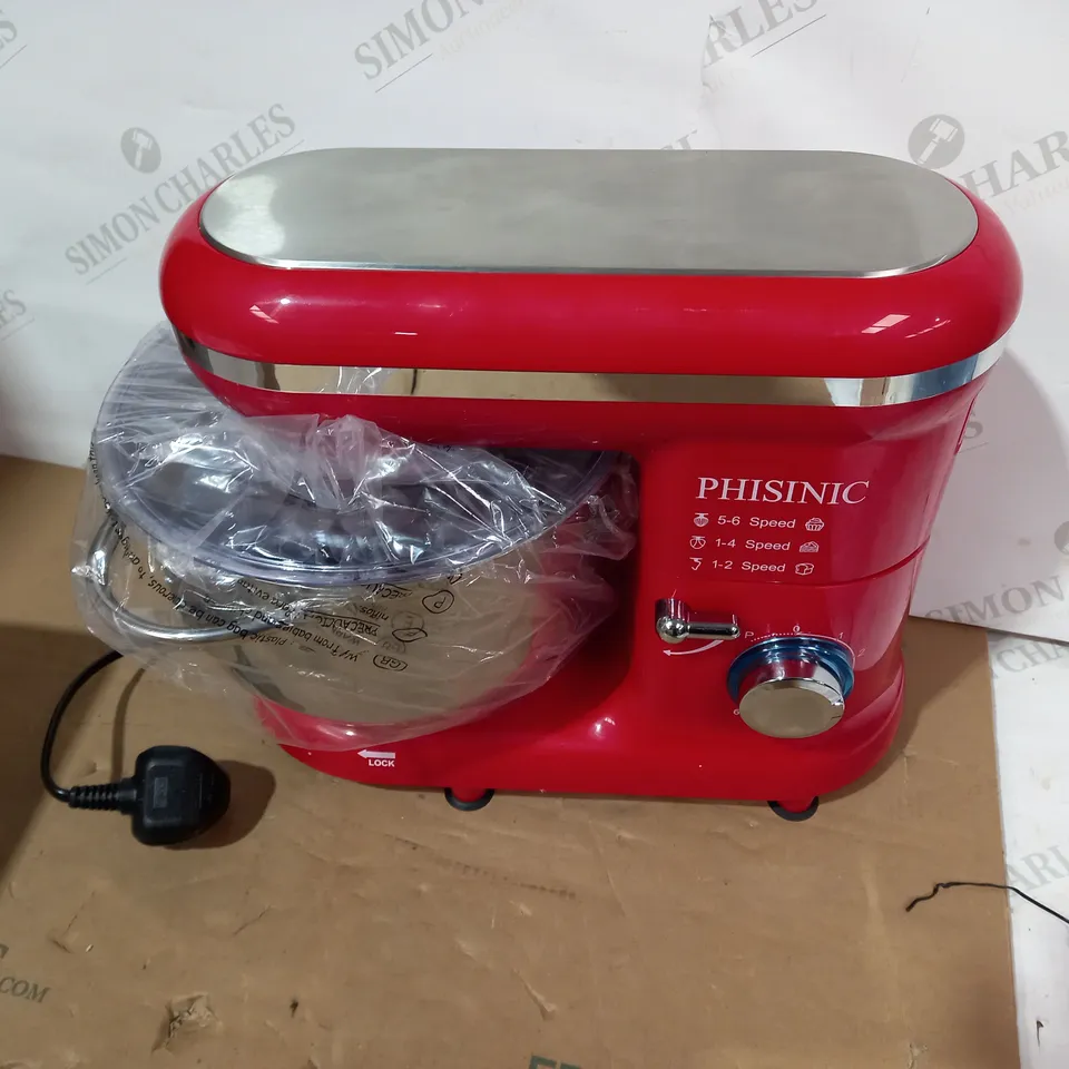 BOXED PHISINIC RED STAND MIXER 