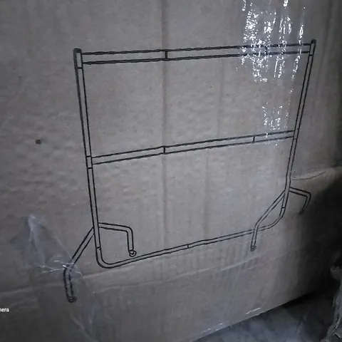 BOXED ROLLING CLOTHES RACKS 216 X 150CM
