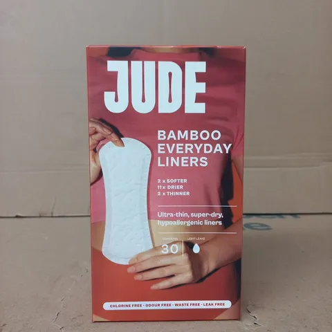 BOXED JUDE BAMBOO EVERYDAY LINERS (PACK OF 30 LINERS)