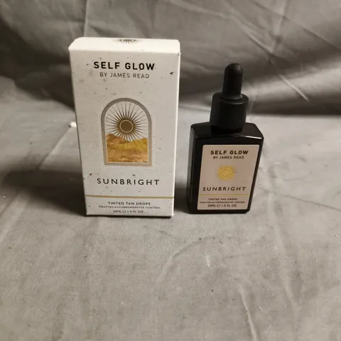 BOXED JAMES READ SELF GLOW SUNBRIGHT TINTED TAN DROPS – 30ML