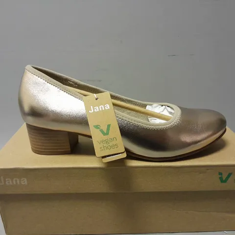 BOXED JANA CHAMPAGNER WEDGE - UK 5