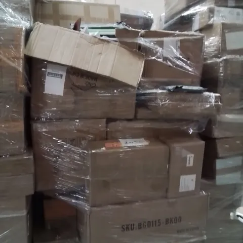 PALLET OF ASSORTED HOUSEHOLD GOODS AND PRODUCTS TO INCLUDE;CHOPPING BOARD,ADHESIVE TAPE,LETTERING FILM