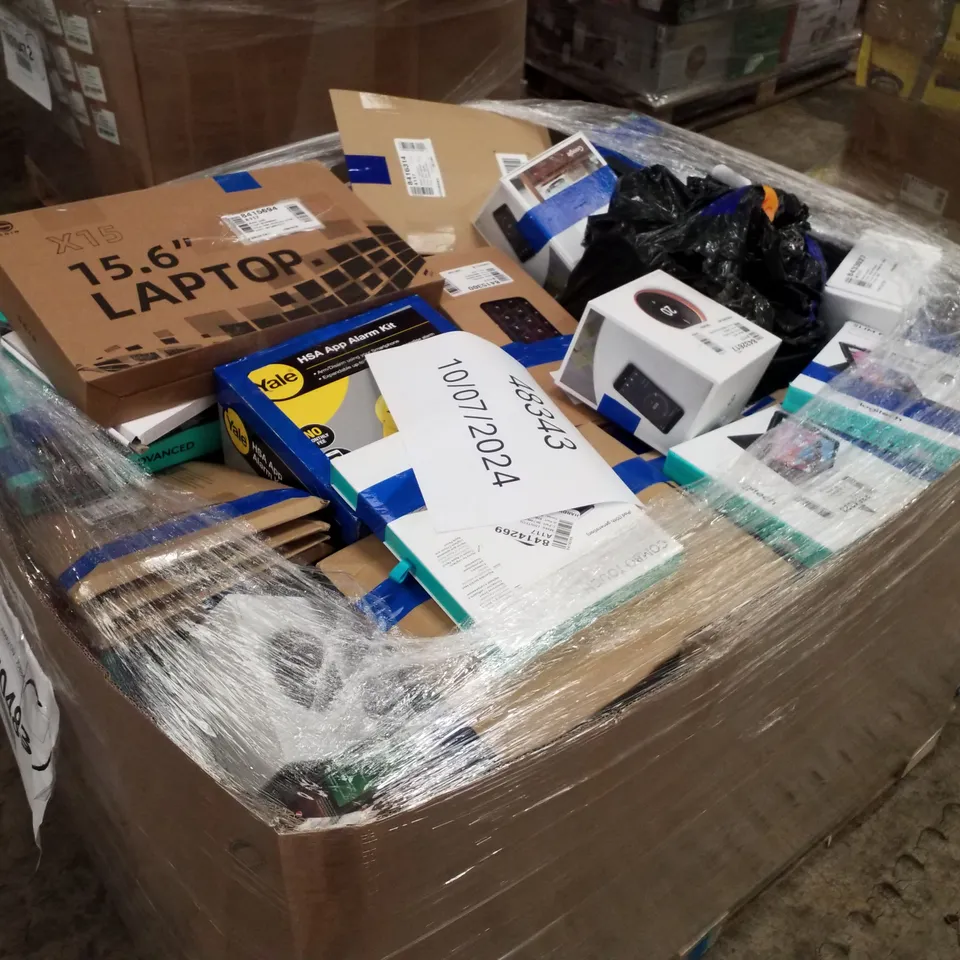 PALLET OF APPROXIMATELY 234 UNPROCESSED RAW RETURN HIGH VALUE ELECTRICAL GOODS TO INCLUDE;