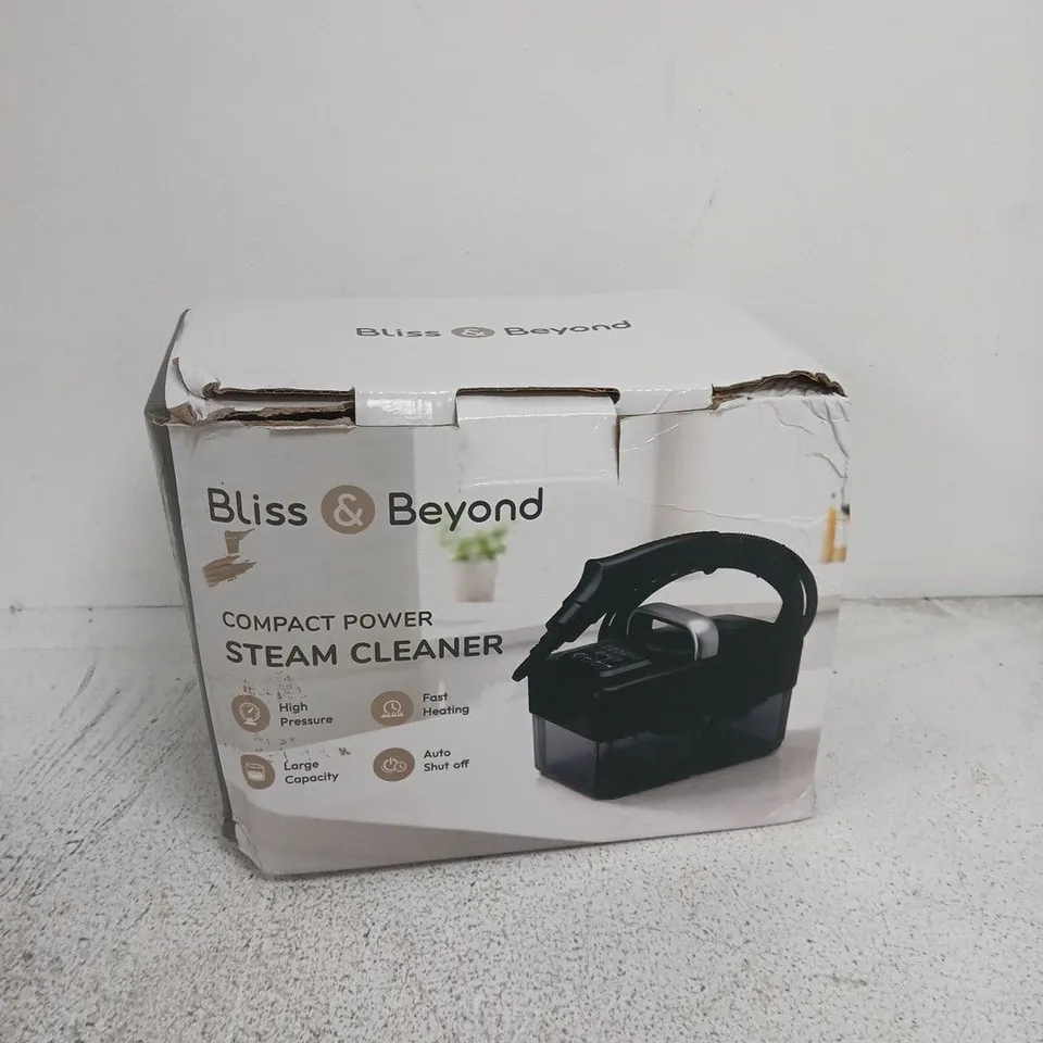 BLISS & BEYOND COMPACT POWER STEAM CLEANER – SC702 (BOXED)