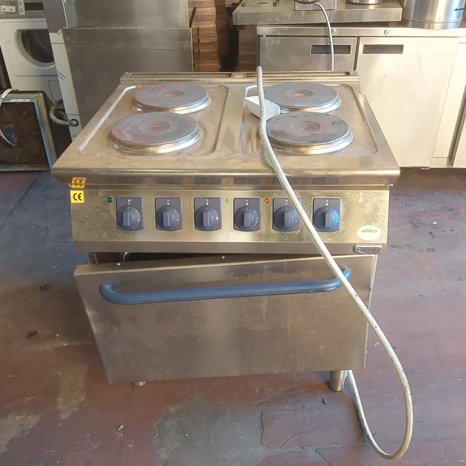 ELECTROLUX 4-BURNER STAINLESS STEEL COMMERCIAL KITCHEN OVEN