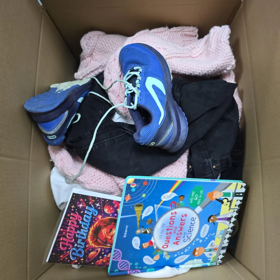 LARGE BOX OF APPROXIMATELY 10 ASSORTED ITEMS