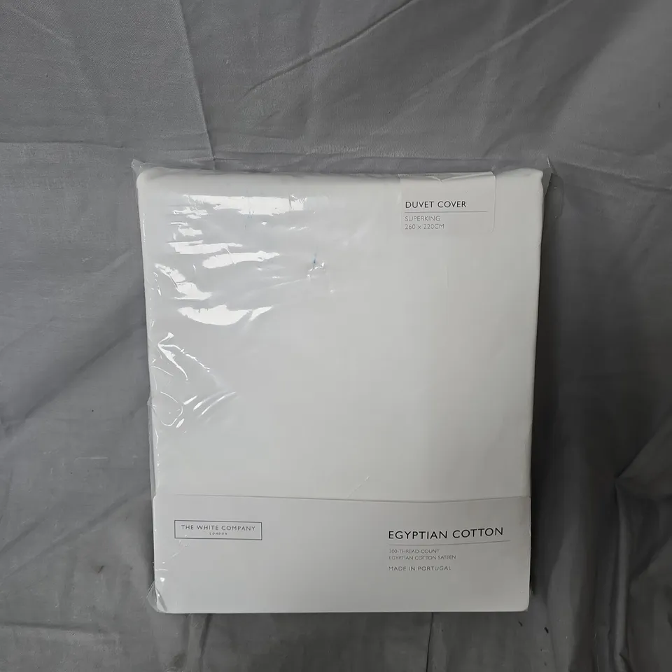 THE WHITE COMPANY EGYPTIAN COTTON DUVET COVER – SUPERKING (260 X 270 CM)