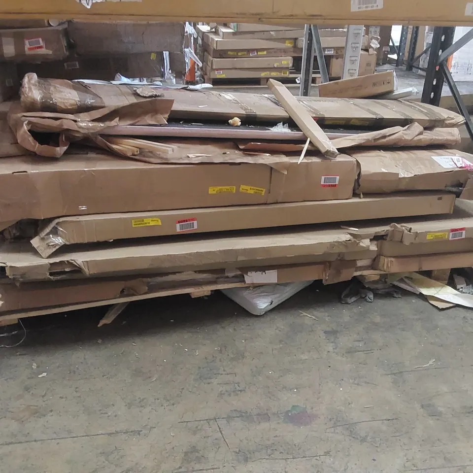 PALLET CONTAINING A LARGE ASSORTMENT OF FURNITURE PARTS ECT