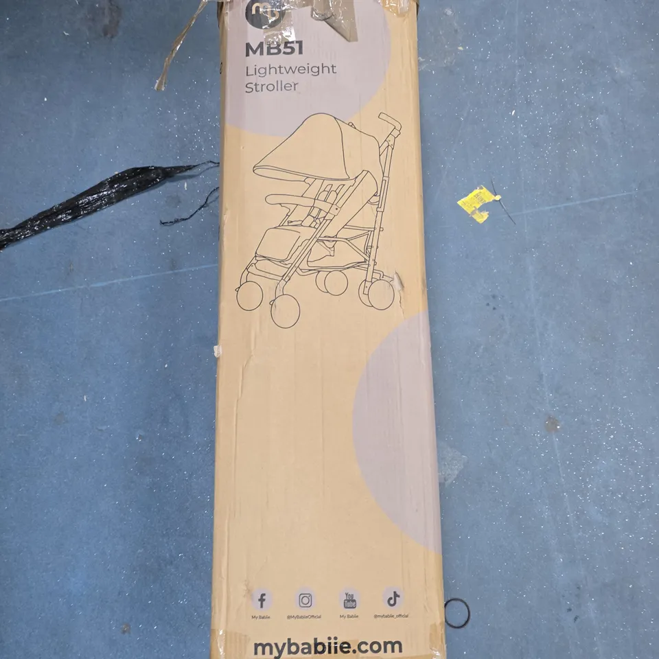  MY BABIIE MB51 PLUS STROLLER FAWN LEOPARD - COLLECTION ONLY 