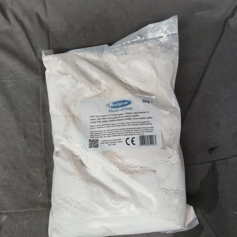 MOULDMASTER PLASTER OF PARIS 5KG OF PLASTER
