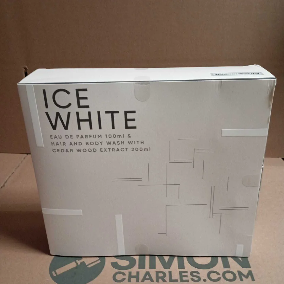 ICE WHITE EAU DE PARFUM 100ML & HAIR & BODY WASH WITH CEDAR WOOD EXTRACT 200ML DUO