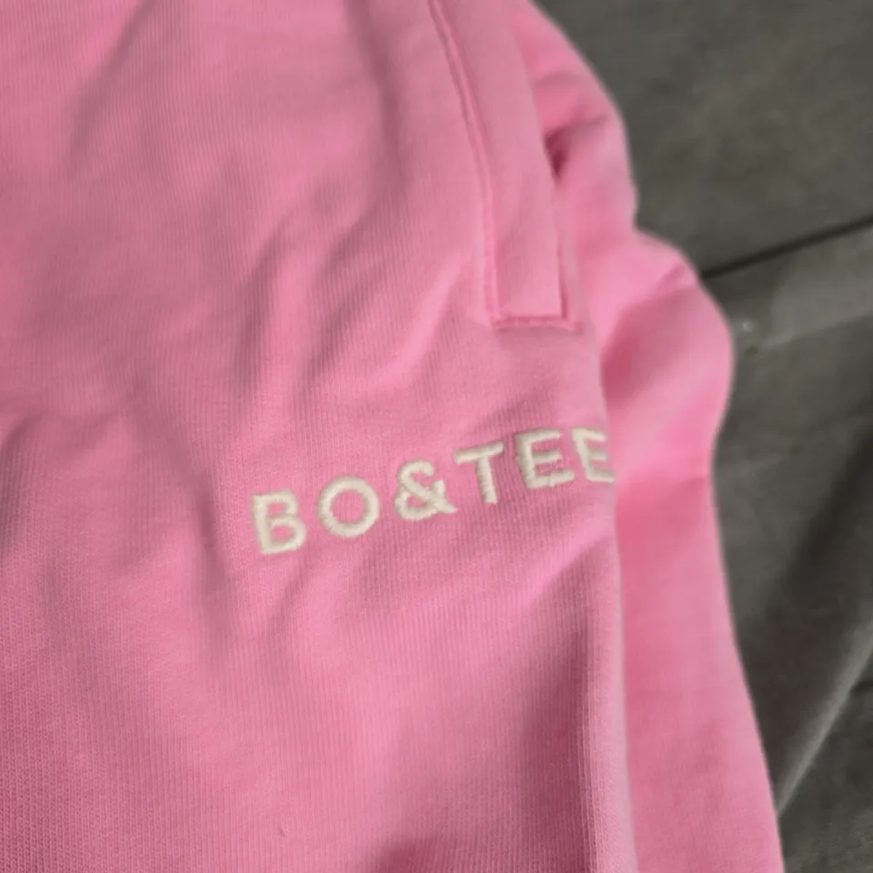 BO&TEE PINK TRACKSUIT JOGGERS – SIZE M