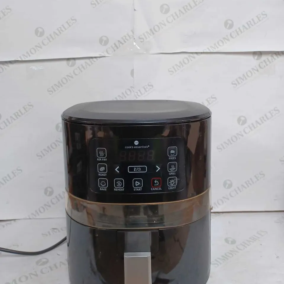 COOK'S ESSENTIALS 4.0L AIR FRYER - BLACK