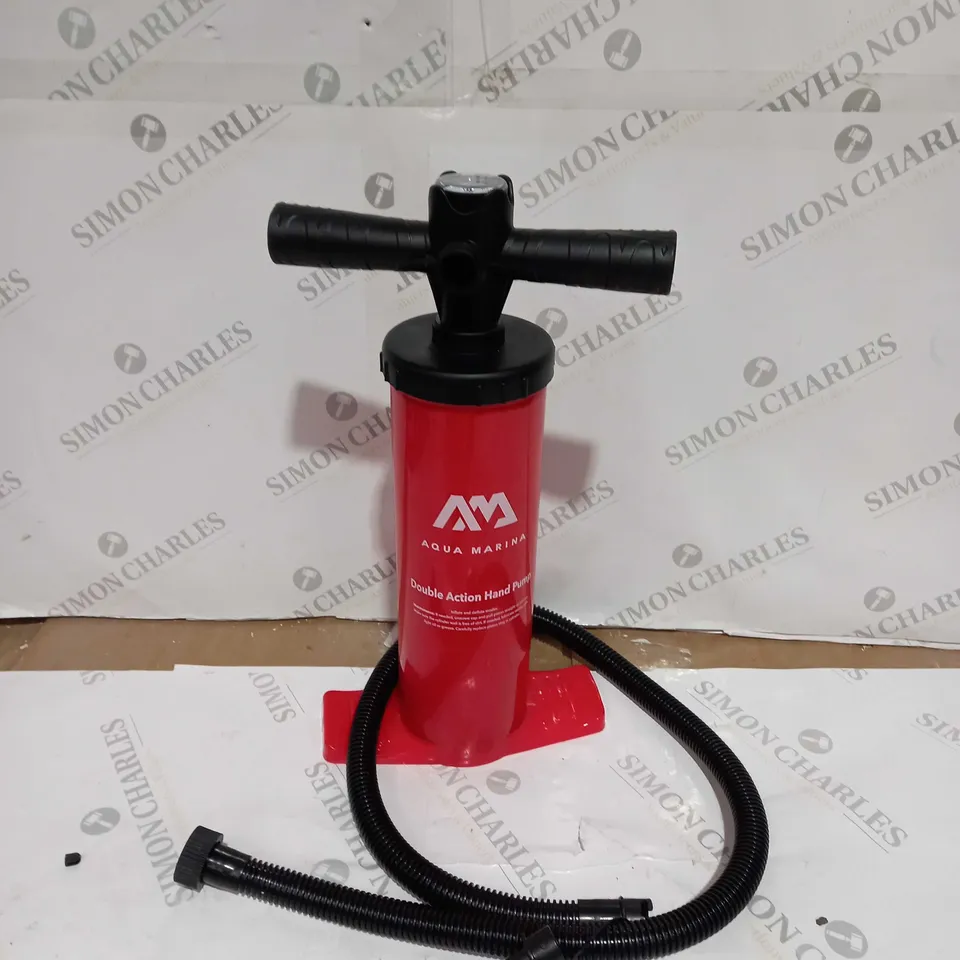 AQUA MARINA DOUBLE ACTION HAND PUMP - RED